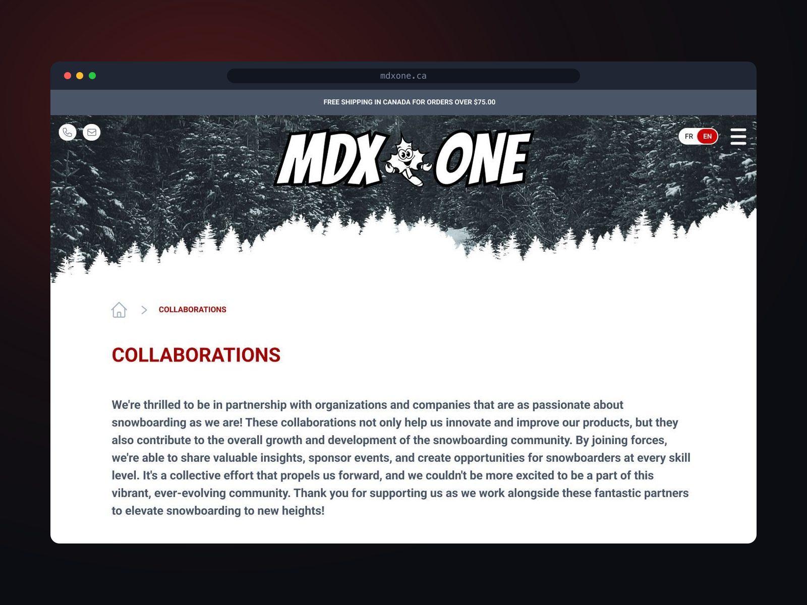 MDXOne collaborations content page